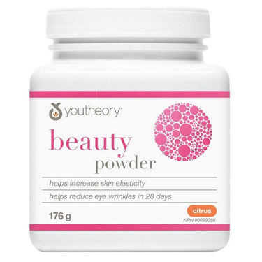 Youtheory, Beauty Powder Citrus Flavour, 176 Grams