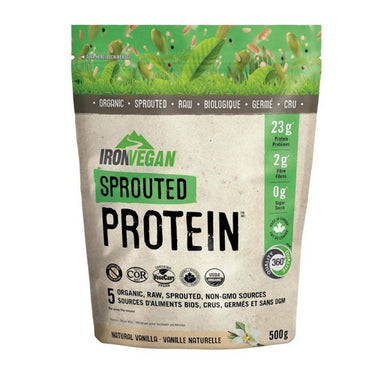 Iron Vegan, Sprouted Protein Vanilla, 500 Grams