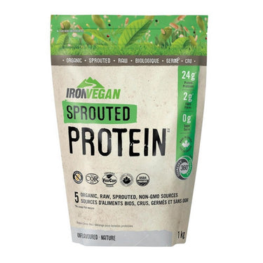 Iron Vegan, Sprouted Protein Unflavoured, 1 Kgs