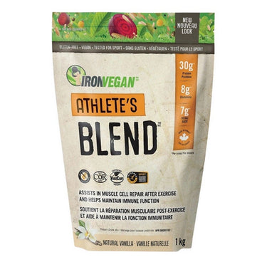 Iron Vegan, Athlete's Blend Vanilla, 1 Kgs