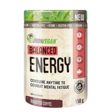 Balanced Energy Roasted Coffee 150 Grams by Iron Vegan