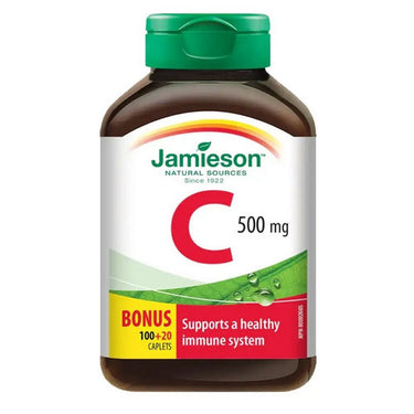 Jamieson Vitamins, Vitamin C, 500 Mg, 120 Caplets