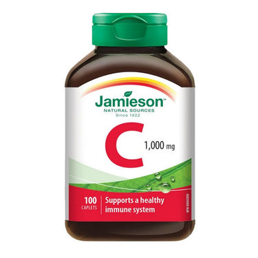 Jamieson Vitamins, Vitamin C, 1,000 Mg, 100 Caplets