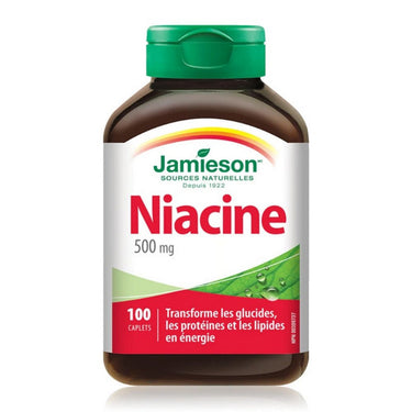 Jamieson Vitamins, Niacin, 500 Mg, 100 Caplets