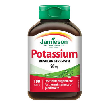 Jamieson Vitamins, Potassium, 50 Mg, 100 Tablets