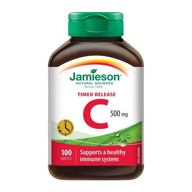 Jamieson Vitamins, Vitamin C Timed Release, 500 Mg, 100 Caplets