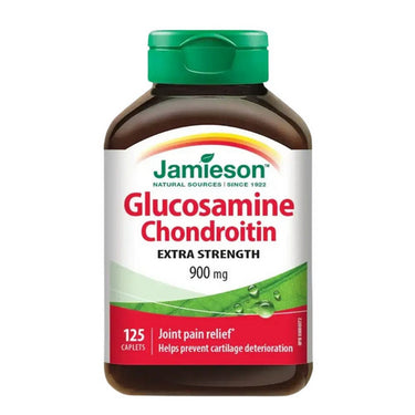 Jamieson Vitamins, Extra Strength Glucosamine Chondroitin, 900 Mg, 125 Caplets