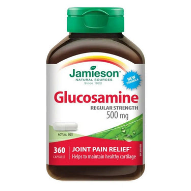 Jamieson Vitamins, Glucosamine, 500 Mg, 360 Capsules