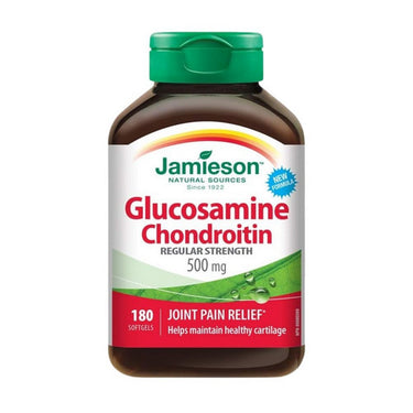 Jamieson Vitamins, Glucosamine Chondroitin, 500 Mg, 180 Softgels