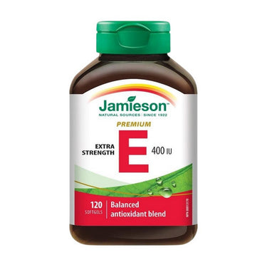 Jamieson Vitamins, Extra Strength Premium Vitamin E 400 IU, 120 Softgels