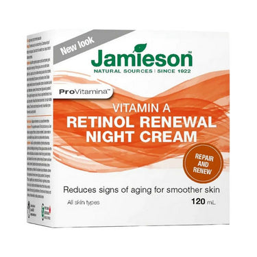 Jamieson Vitamins, Vitamin A Retinol Renewal Night Cream, 120 Ml