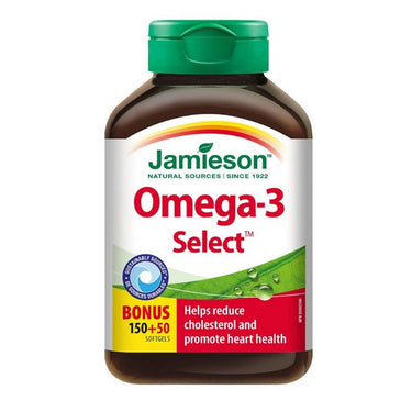Jamieson Vitamins, Omega-3 Selecttm Bonus Size, 200 Softgels