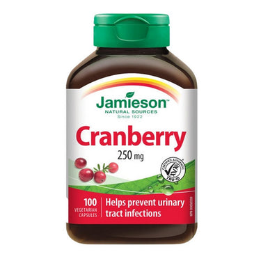 Jamieson Vitamins, Cranberry, 250 Mg, 100 Capsules