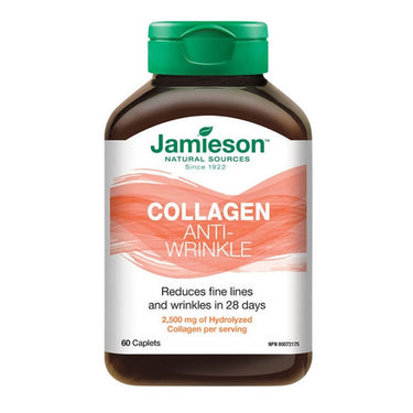 Jamieson Vitamins, Collagen Anti-Wrinkle, 60 Caplets