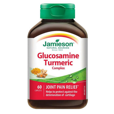 Jamieson Vitamins, Glucosamine Turmeric Complex, 60 Caplets