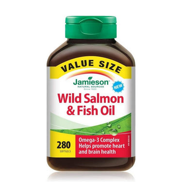 Jamieson Vitamins, Wild Salmon & Fish Oil Value Size, 280 Softgels