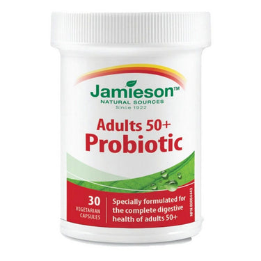 Jamieson Vitamins, Adult 50 + Probiotic 15 Billion, 30 Capsules