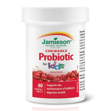 Jamieson Vitamins, Chewable Probiotic For Kids Natural Cherry, 60 Chews