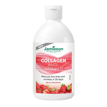 Jamieson Vitamins, Collagen Anti-Wrinkle Liquid Strawberry, 420 Ml