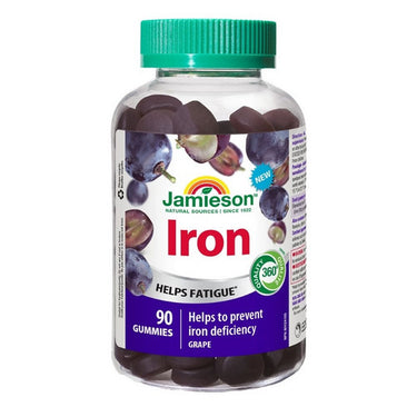 Jamieson Vitamins, Iron Gummies, 18 Mg, 90 Count