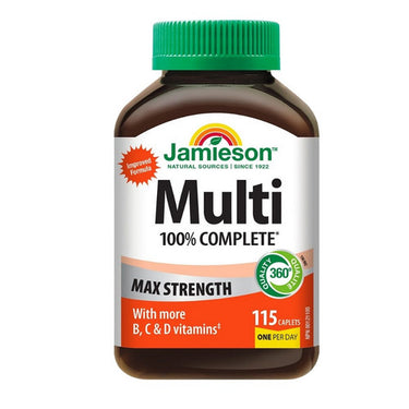 100% Complete Multi Max Strength 115 Count by Jamieson Vitamins