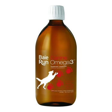 Baie Run Canine Omega 3 Smokey Meat Flavour 500 Ml by Nature's Way