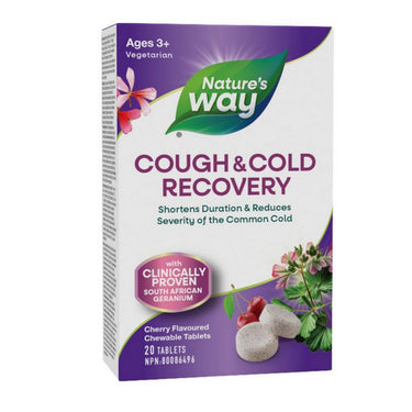 Cough And Cold Recovery Chewables 20 Tablets by Nature's Way