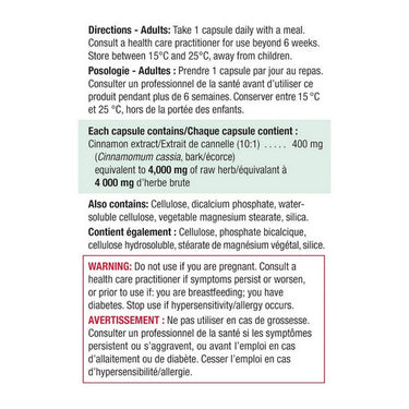 Precision, Jamieson Cinnamon, 4000 Mg, 100 Capsules