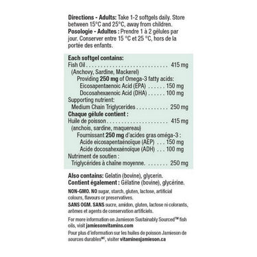 Precision, Extra Strength Omeag-3 Plus MCT Oil, 120 Softgels