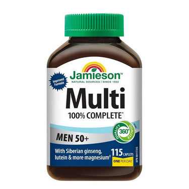 Jamieson Complete Multivitamins For Men 50 Plus 115 Caplets by Precision