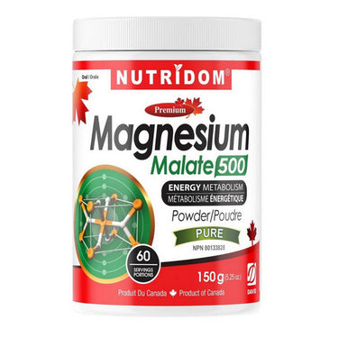 Magnesium Malate Powder 150 Grams by Nutridom