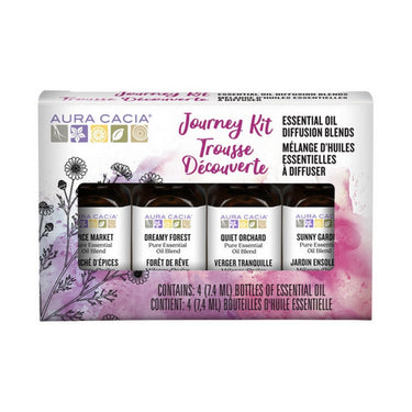 Aura Cacia, Journey to Diffusion Kit, Pack Of 4