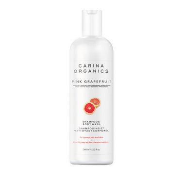 Carina Organics, Pink Grapefruit Shampoo And Body Wash, 360 Ml