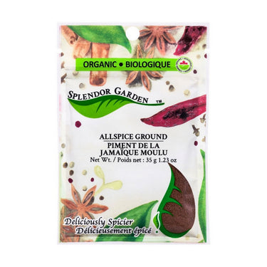 Splendor Garden, Organic Allspice Ground, 35 Grams (6 Count)