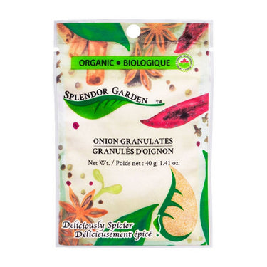 Splendor Garden, Organic Onion Granulates, 40 Grams (6 Count)