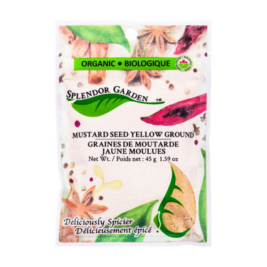 Splendor Garden, Organic Mustard Seed Yellow Ground, 45 Grams (6 Count)