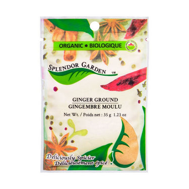 Splendor Garden, Organic Ginger Ground, 35 Grams (6 Count)