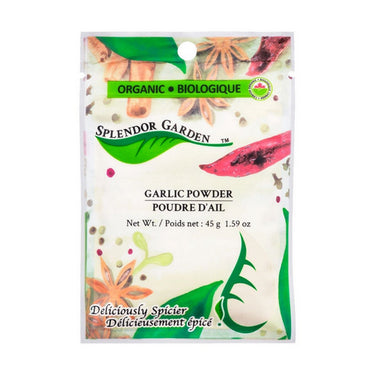 Splendor Garden, Organic Garlic Powder, 45 Grams (6 Count)