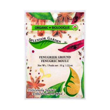 Splendor Garden, Organic Fenugreek Ground, 35 Grams (6 Count)
