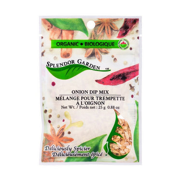 Splendor Garden, Organic Onion Dip Mix, 25 Grams (6 Count)