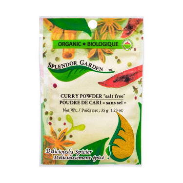 Organic Curry Powder Salt Free 35 Grams (6 Count) by Splendor Garden