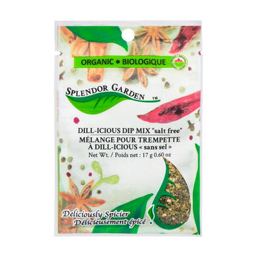 Splendor Garden, Organic Dill Icious Dip Mix, 17 Grams (6 Count)