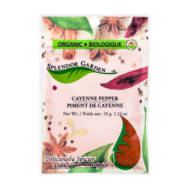 Splendor Garden, Organic Cayenne Pepper, 35 Grams (6 Count)