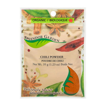 Splendor Garden, Organic Chili Powder, 35 Grams (6 Count)