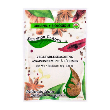 Splendor Garden, Organic Vegetable Seasoning, 40 Grams (6 Count)