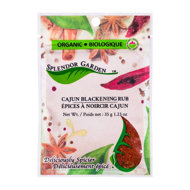 Splendor Garden, Organic Cajun Blackening Rub, 35 Grams (6 Count)