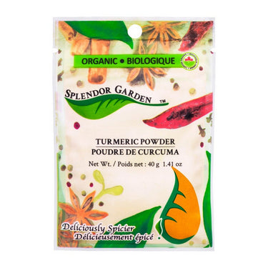 Splendor Garden, Organic Turmeric Powder, 40 Grams (6 Count)
