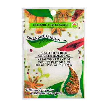 Splendor Garden, Organic Southern Fried Chicken Seasoning, 35 Grams (6 Count)