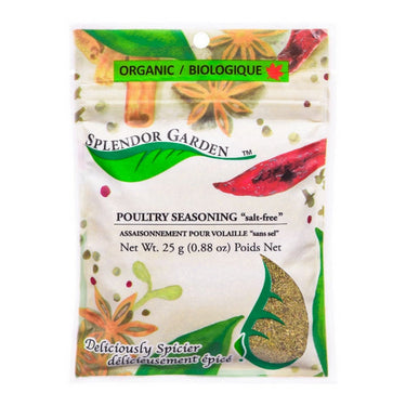 Splendor Garden, Organic Poultry Seasoning, 25 Grams (6 Count)