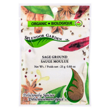 Splendor Garden, Organic Sage Ground, 25 Grams (6 Count)